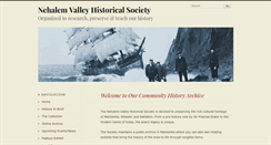 Desktop Screenshot of nehalemvalleyhistory.org